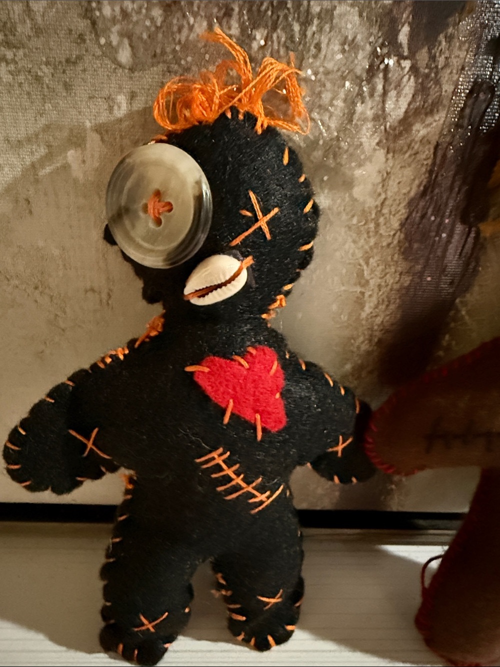 Homemade voodoo dolls. Set of two. - Picture 2 of 4
